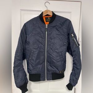 Bomber jacket navy blue